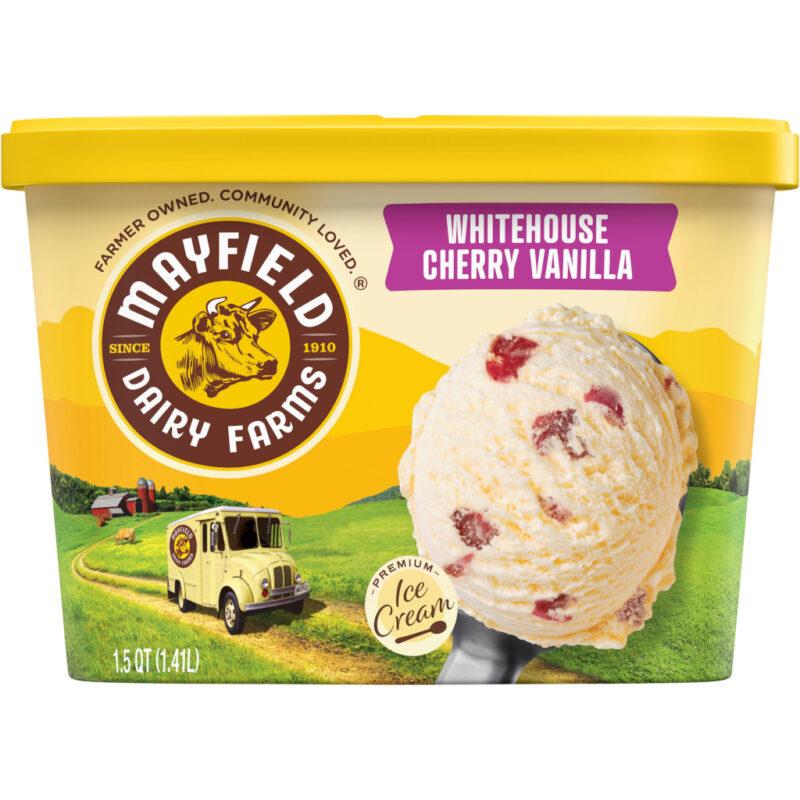 Whitehouse Cherry Vanilla Ice Cream 1.5 Quart