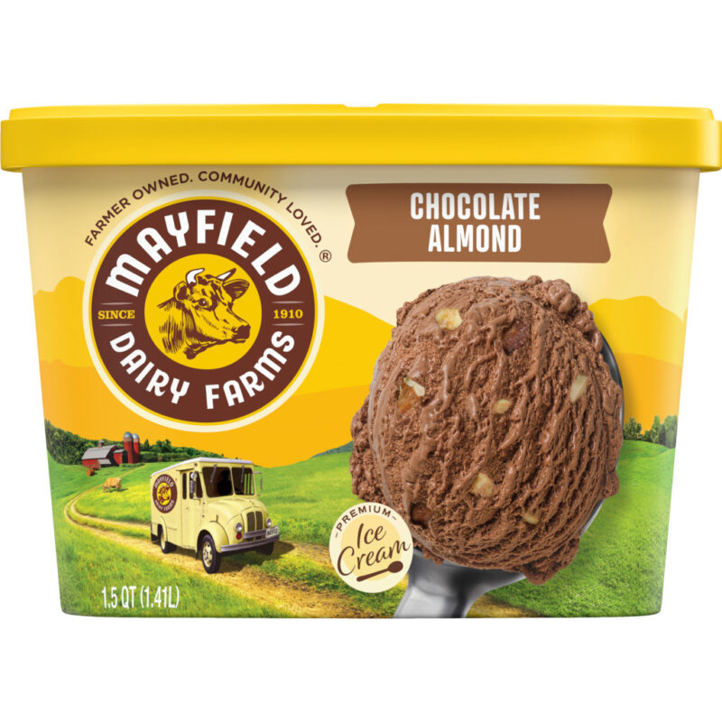 Chocolate Almond Ice Cream 1.5 Quart