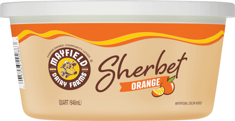Orange Sherbet Quart