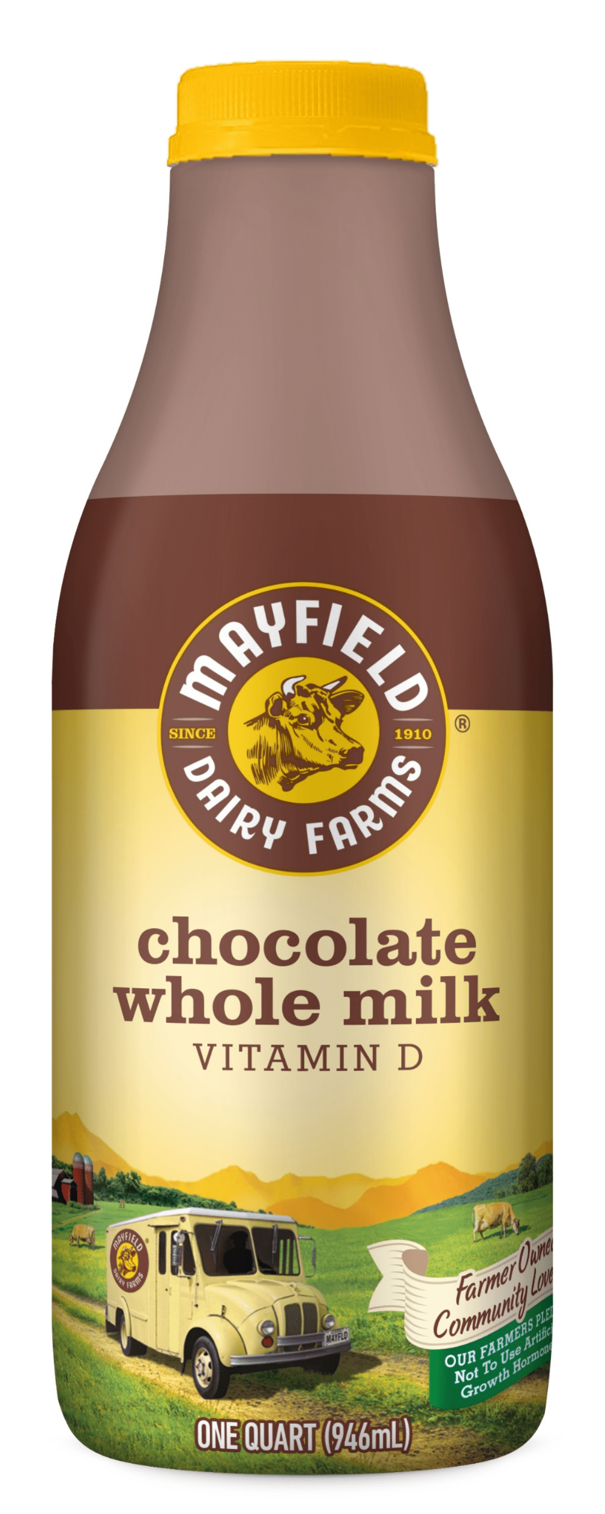 Whole Chocolate Milk Plastic Quart - Mayfield Dairy Farms®