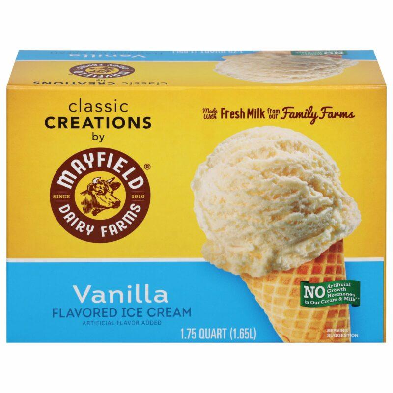 Vanilla Ice Cream 1.75 Quart