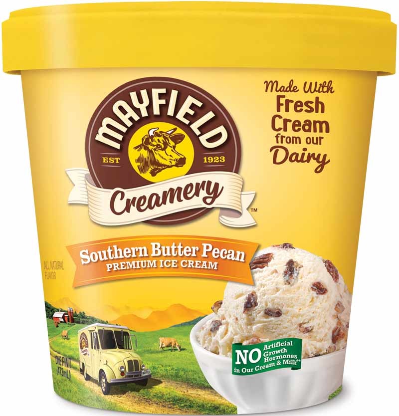 Southern Butter Pecan Ice Cream Pint Mayfield Dairy Farms®