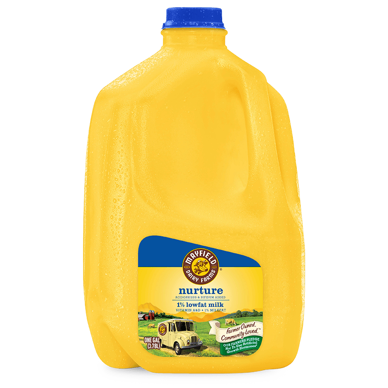 Nurture 1% Lowfat Milk Plastic Gallon - Mayfield Dairy Farms®
