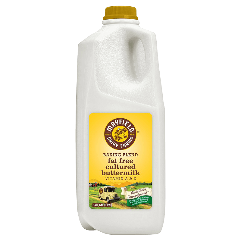 Fat-Free Cultured Buttermilk Plastic Half Gallon