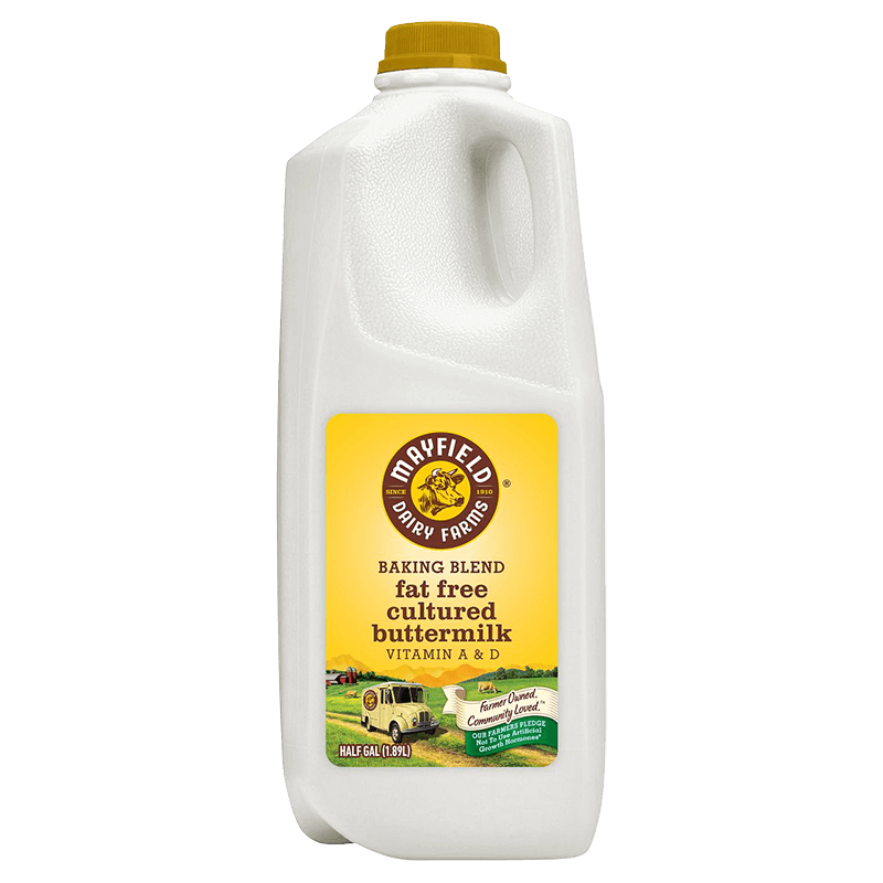 FatFree Cultured Buttermilk Plastic Half Gallon Mayfield Dairy Farms®