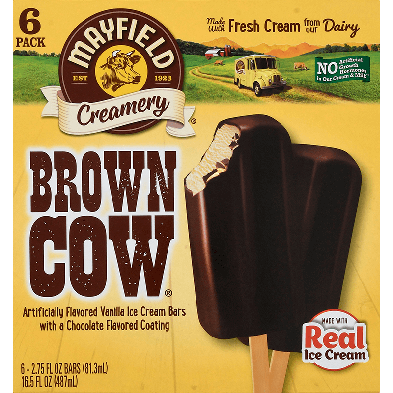 Brown Cow Bars® 6 Pk Mayfield Dairy Farms®