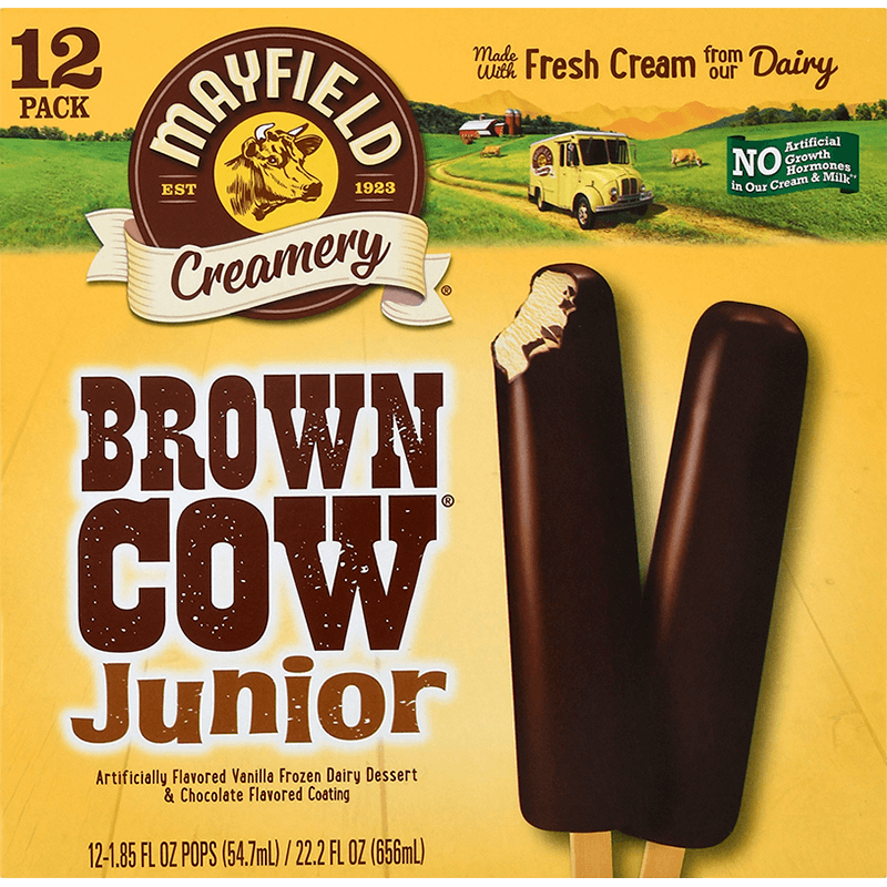 Brown Cow™ Junior Bars 12 Pk Mayfield Dairy Farms®