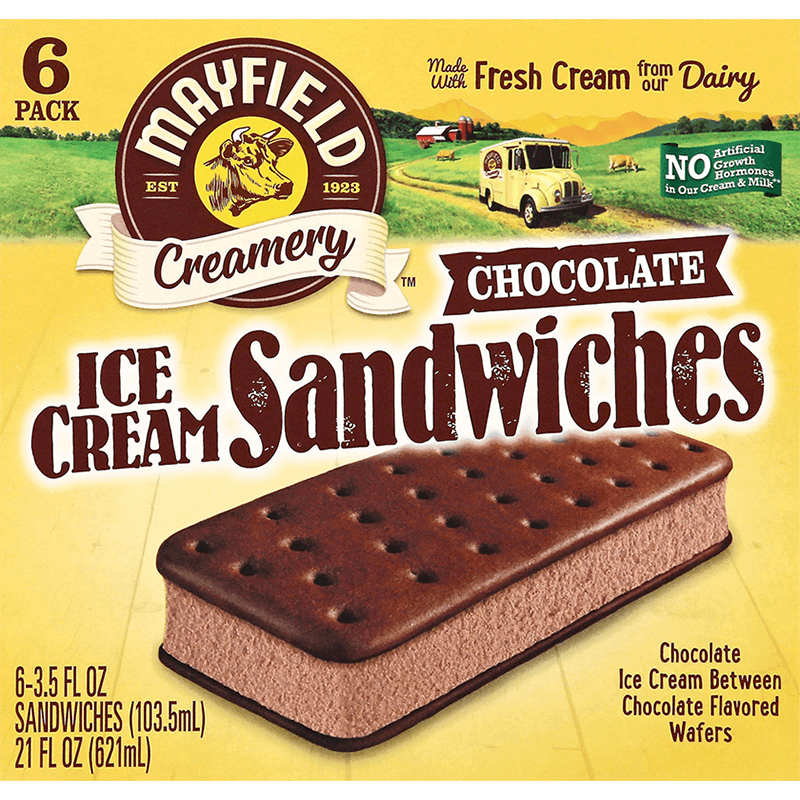 Chocolate ice cream deals sandwich