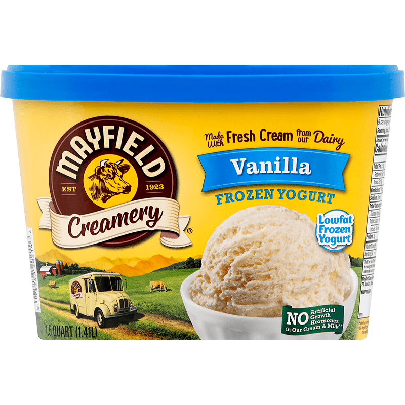 Vanilla Frozen Yogurt 1.5 Quart Mayfield Dairy Farms®