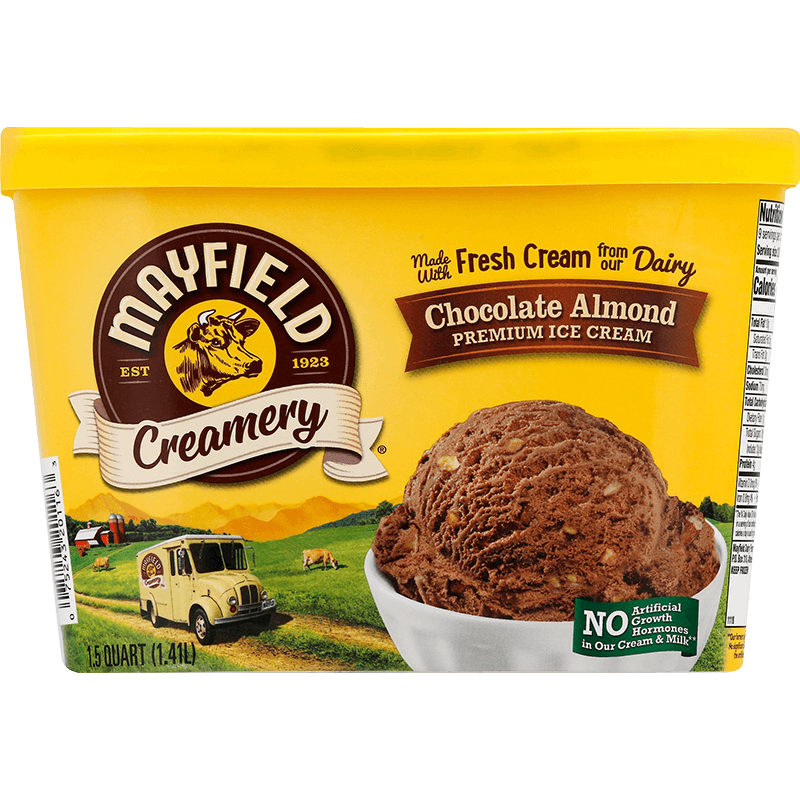 Almond chocolate store ice cream