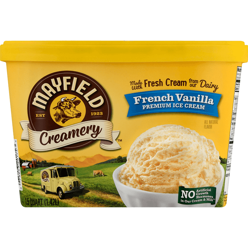 French Vanilla Ice Cream 1.5 Quart - Mayfield Dairy Farms®