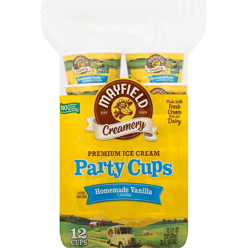 Homemade Vanilla Party Cups 12 Pk