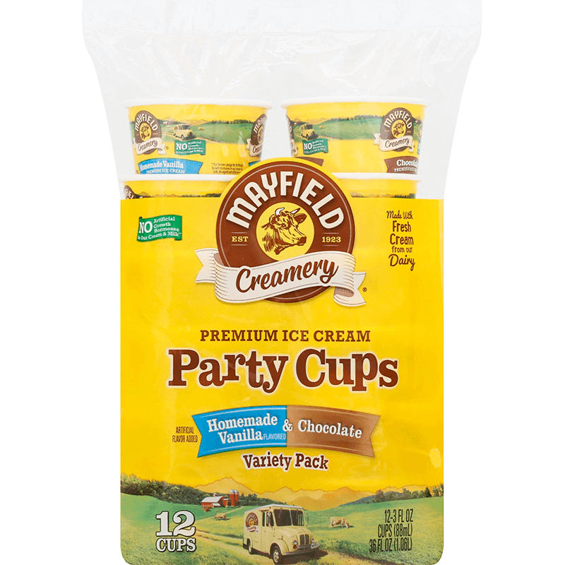 Homemade Vanilla & Chocolate Party Cups 12 Pk