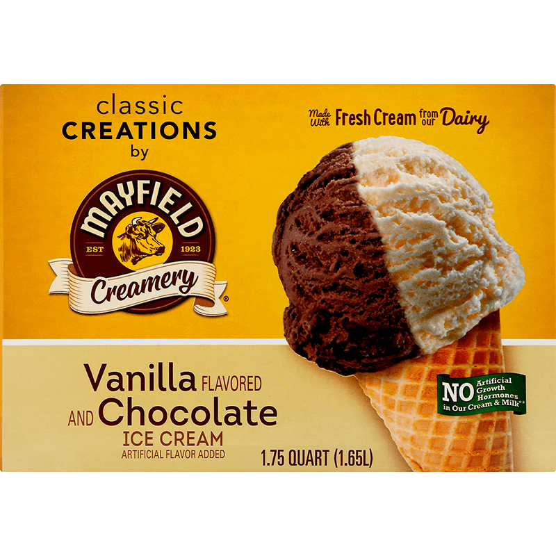 Vanilla Chocolate Ice Cream 1.75 Quart