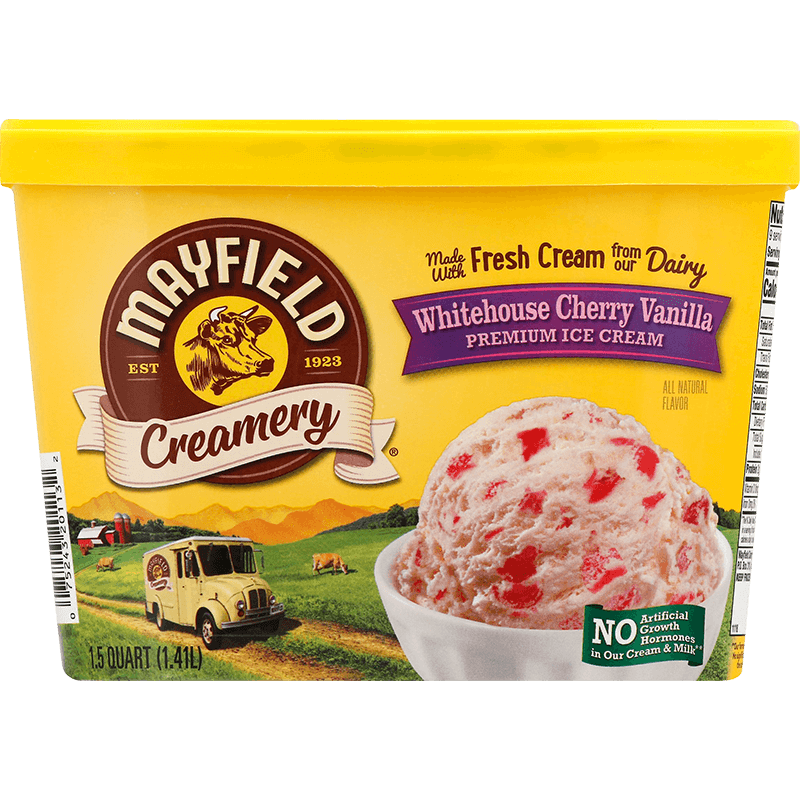 Whitehouse Cherry Vanilla Ice Cream 1.5 Quart