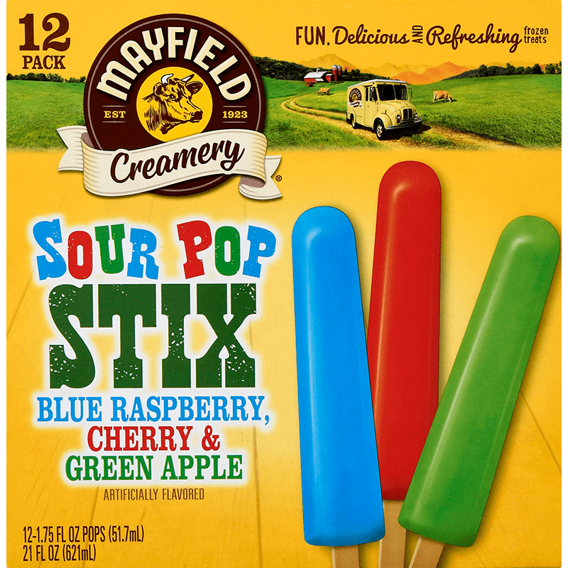 Sour Pop Stix 12 Pk