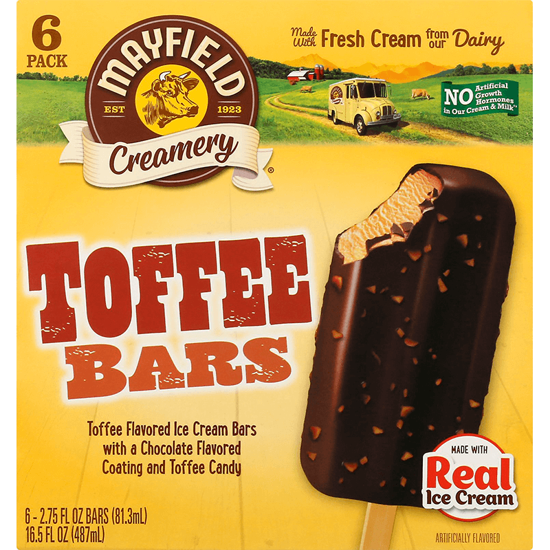 Toffee Bars 6 Pk Mayfield Dairy Farms®