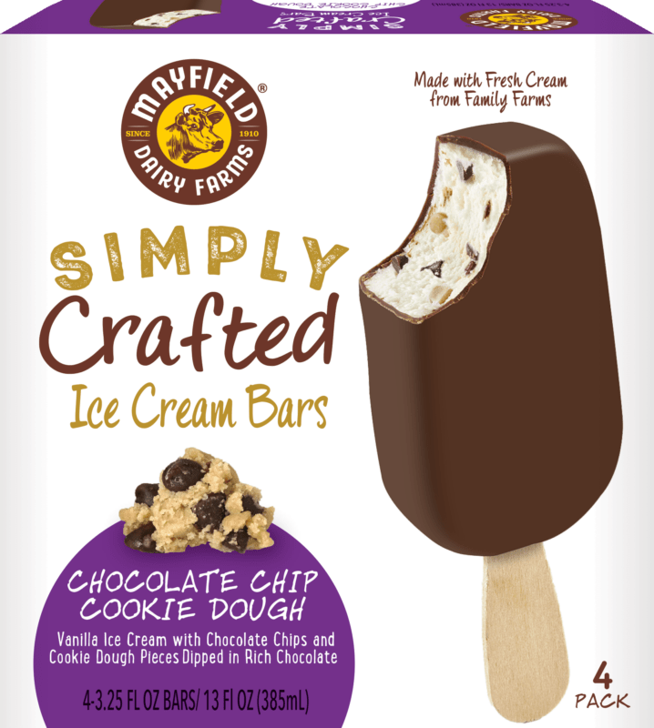 Simply Crafted Chocolate Chip Cookie Dough Bars 4 Pack