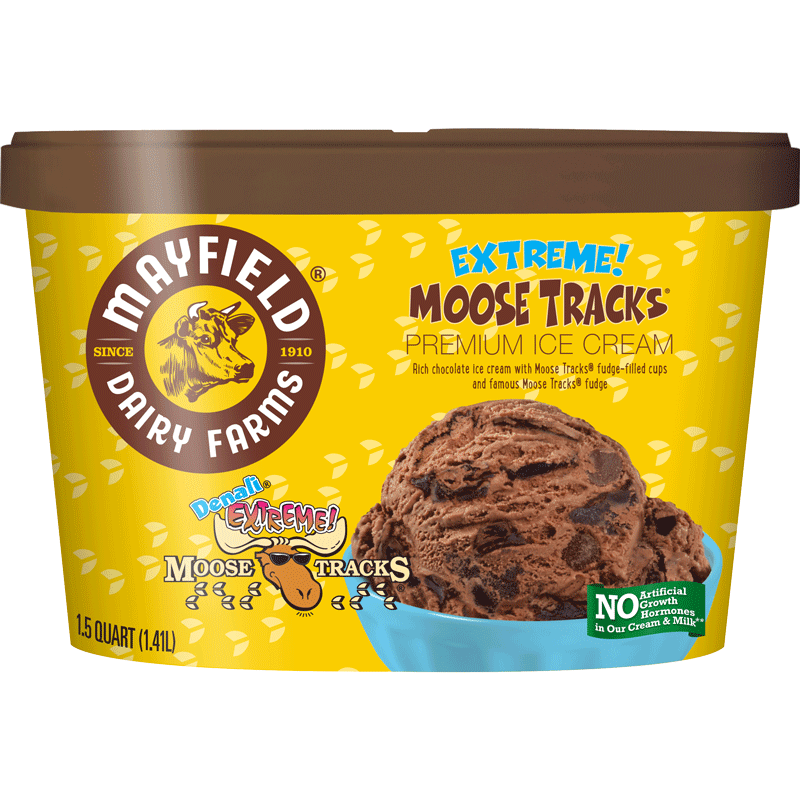 Moose Tracks® Extreme! Ice Cream 1.5 Quart