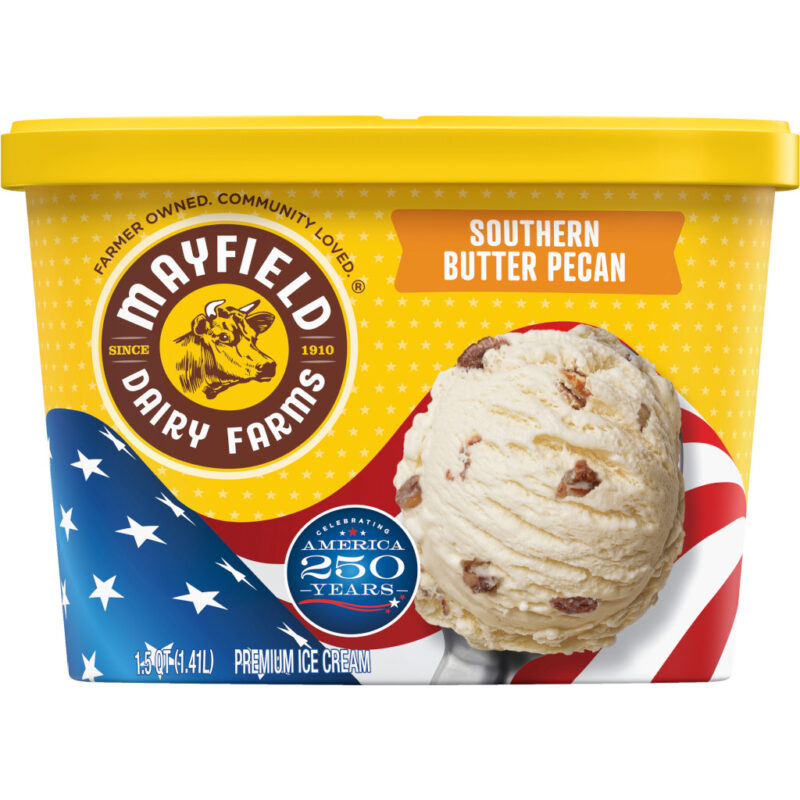 America’s 250th Southern Butter Pecan Ice Cream 1.5 Quart